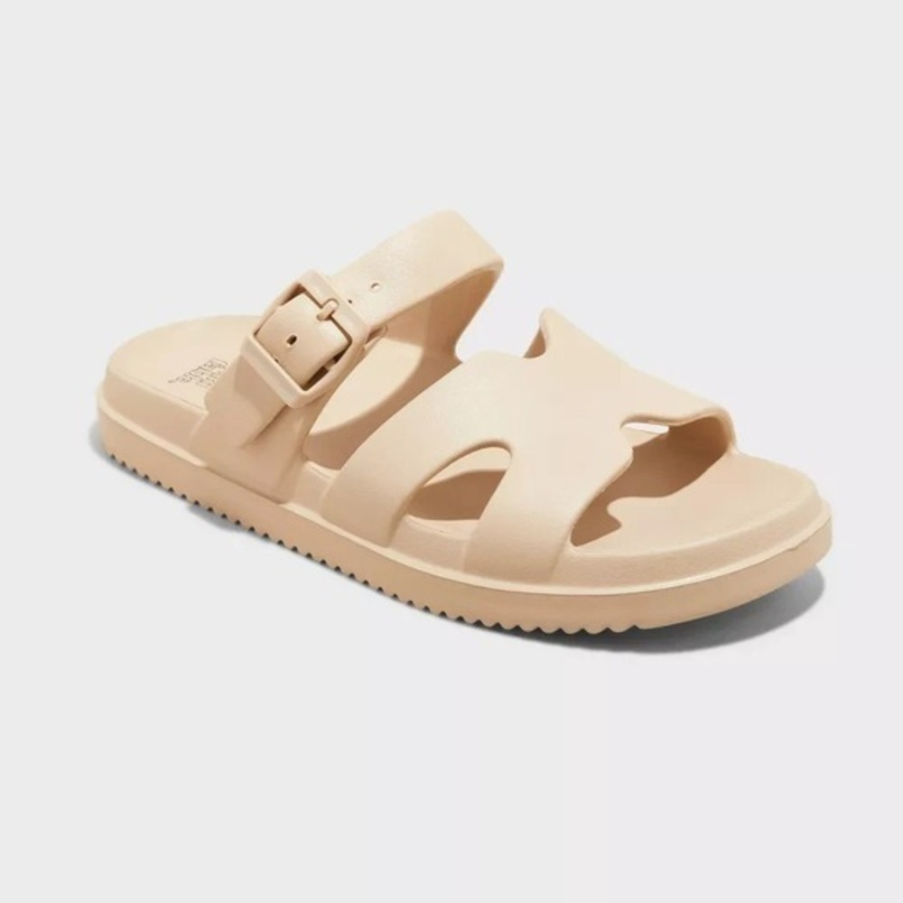 Women's Maysen Footbed Sandals Wild Fable Taupe Size 11 New With Tags